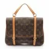 Pre-loved LOUIS VUITTON MarellSac A dos Classic Monogram Backpack PVC Genuine Leather Brown Three use multi-functional model