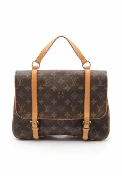 Pre-loved LOUIS VUITTON MarellSac A dos Classic Monogram Backpack PVC Genuine Leather Brown Three use multi-functional model