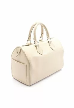 Pre-loved LOUIS VUITTON Speedy25 Waved Pattern Ivore off white Genuine Leather Handbag Off White -Louis Vuitton Shop louis vuitton 6370 5519436 2