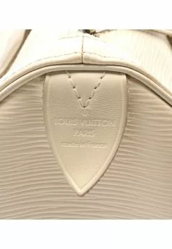 Pre-loved LOUIS VUITTON Speedy25 Waved Pattern Ivore off white Genuine Leather Handbag Off White -Louis Vuitton Shop louis vuitton 6370 5519436 4