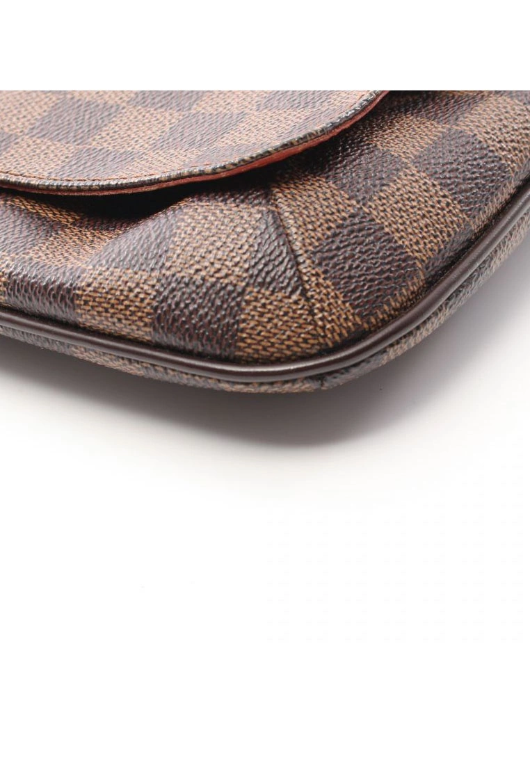 Pre-loved LOUIS VUITTON Musette salsa long stap Black Checkered Shoulder Bag PVC Genuine Leather Brown 8 Pre-loved LOUIS VUITTON Musette salsa long stap Black Checkered Shoulder Bag PVC Genuine Leather Brown - Image 6