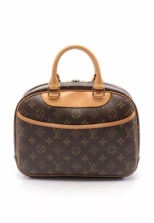 Pre-loved LOUIS VUITTON trouville Classic Monogram Handbag PVC Genuine Leather Brown -Louis Vuitton Shop louis vuitton 6471 7029436 1