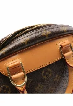 Pre-loved LOUIS VUITTON trouville Classic Monogram Handbag PVC Genuine Leather Brown -Louis Vuitton Shop louis vuitton 6472 7029436 6