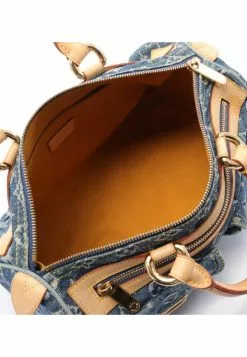 Pre-loved LOUIS VUITTON Neo Speedy Classic Monogram Handbag Denim Genuine Leather Blue -Louis Vuitton Shop louis vuitton 6571 4729436 3