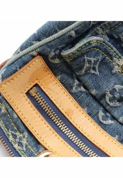 Pre-loved LOUIS VUITTON Neo Speedy Classic Monogram Handbag Denim Genuine Leather Blue -Louis Vuitton Shop louis vuitton 6572 4729436 8