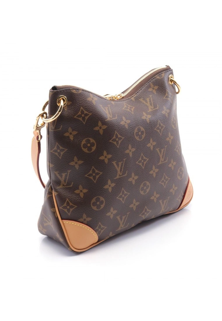 Pre-loved LOUIS VUITTON Odeon NM PM Classic Monogram Shoulder Bag PVC Genuine Leather Brown 4 Pre-loved LOUIS VUITTON Odeon NM PM Classic Monogram Shoulder Bag PVC Genuine Leather Brown - Image 2