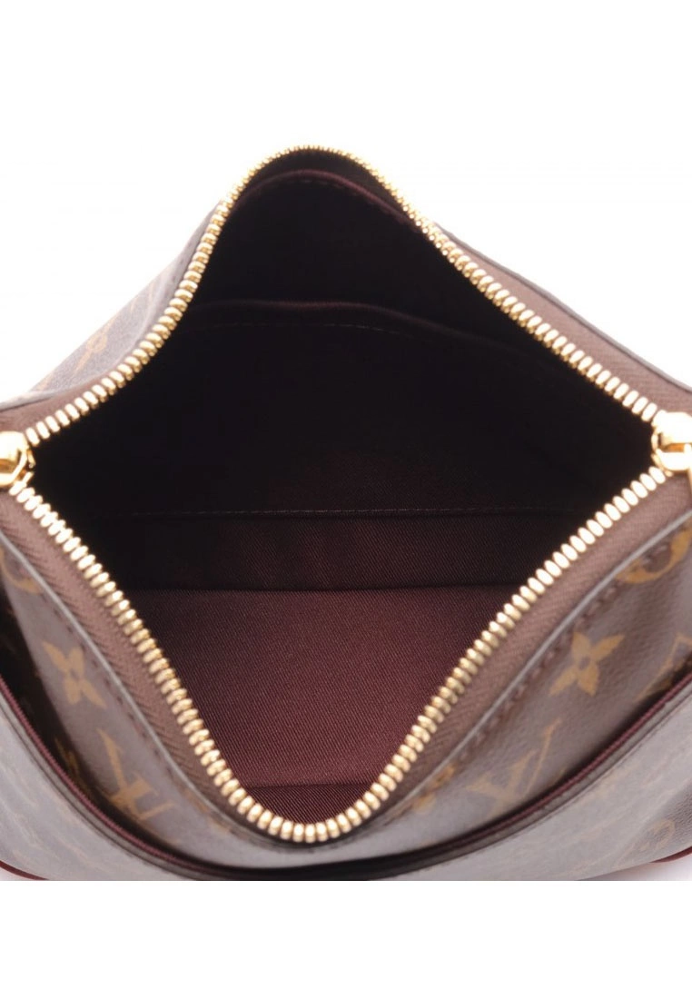 Pre-loved LOUIS VUITTON Odeon NM PM Classic Monogram Shoulder Bag PVC Genuine Leather Brown 5 Pre-loved LOUIS VUITTON Odeon NM PM Classic Monogram Shoulder Bag PVC Genuine Leather Brown - Image 3