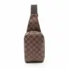 Pre-loved LOUIS VUITTON Géronimos Black chessboard handcarry bag PVC Brown -Louis Vuitton Shop louis vuitton 7037 0883146 1