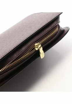 Pre-loved LOUIS VUITTON Baikal Fine grain handbag Brown Grey clutch Genuine Leather clutch Dark Brown -Louis Vuitton Shop louis vuitton 7037 6483146 6