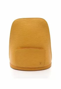 Pre-loved LOUIS VUITTON Gobelins Waved Pattern Yellow Backpack Genuine Leather hyellow