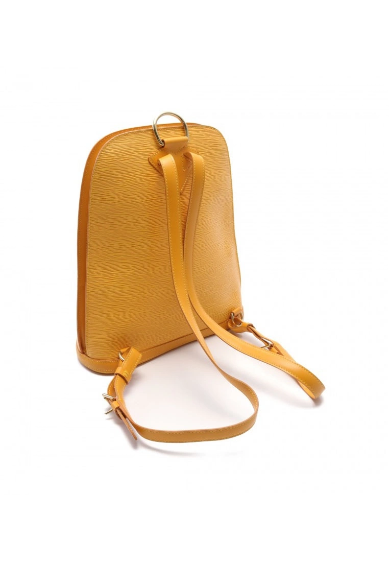 Pre-loved LOUIS VUITTON Gobelins Waved Pattern Yellow Backpack Genuine Leather hyellow 4 Pre-loved LOUIS VUITTON Gobelins Waved Pattern Yellow Backpack Genuine Leather hyellow - Image 2