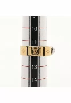 Pre-loved LOUIS VUITTON ring nanogram ring ring GP Gold Silver -Louis Vuitton Shop louis vuitton 7069 7383146 5