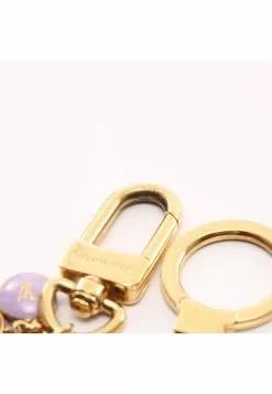 Pre-loved LOUIS VUITTON Porte Crescenne Pastille bag accessories Key Ring Gold Plated Gold multi -Louis Vuitton Shop louis vuitton 7074 4983146 5