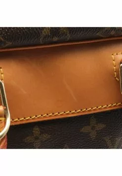 Pre-loved LOUIS VUITTON Deauville Bowling Vanity Classic Monogram Handbag PVC Genuine Leather Brown -Louis Vuitton Shop louis vuitton 7110 1908836 3