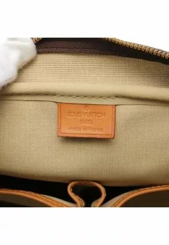 Pre-loved LOUIS VUITTON Deauville Bowling Vanity Classic Monogram Handbag PVC Genuine Leather Brown -Louis Vuitton Shop louis vuitton 7110 1908836 6