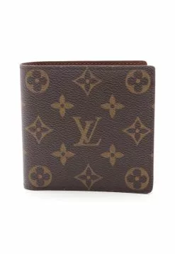 Pre-loved LOUIS VUITTON Portefeuille Marco Classic Monogram Bi-fold Wallet PVC Brown