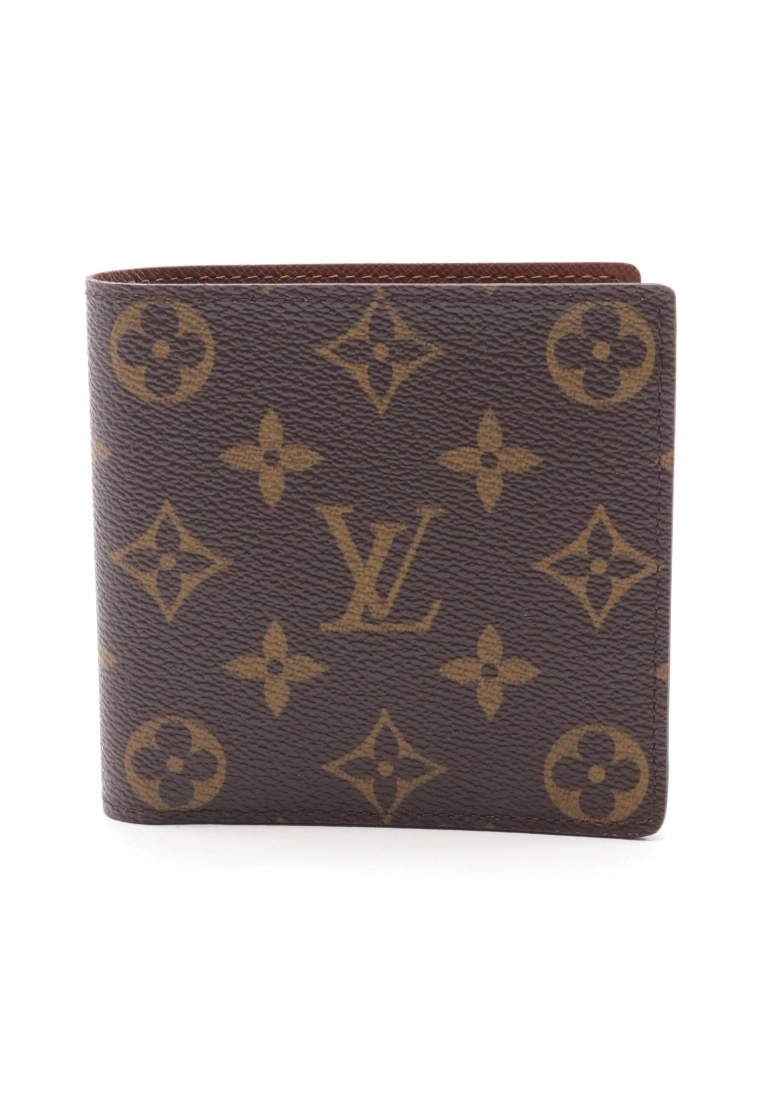 Pre-loved LOUIS VUITTON Portefeuille Marco Classic Monogram Bi-fold Wallet PVC Brown 3 Pre-loved LOUIS VUITTON Portefeuille Marco Classic Monogram Bi-fold Wallet PVC Brown