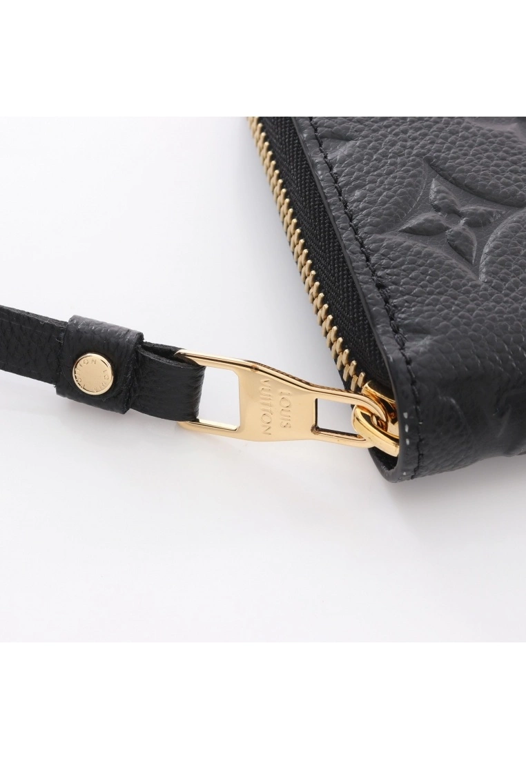 Pre-loved LOUIS VUITTON Classic Monogram empreinte embossed Black Rounded corner zipper long Genuine Leather Wallet Black 7 Pre-loved LOUIS VUITTON Classic Monogram empreinte embossed Black Rounded corner zipper long Genuine Leather Wallet Black - Image 5