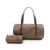Pre-loved LOUIS VUITTON Papillon30 Black checkerboard grid Handbag PVC Genuine Leather Brown 1 Pre-loved LOUIS VUITTON Papillon30 Black checkerboard grid Handbag PVC Genuine Leather Brown -Louis Vuitton Shop louis vuitton 7151 8593146 1