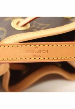 Pre-loved LOUIS VUITTON Mini Noe Classic Monogram Handbag PVC Genuine Leather Brown -Louis Vuitton Shop louis vuitton 7152 2393146 4