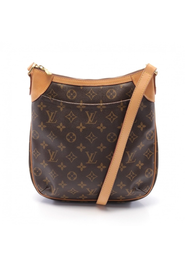 Pre-loved Odeon PM Classic Monogram Shoulder Bag PVC Genuine Leather Brown LOUIS VUITTON 3 Pre-loved Odeon PM Classic Monogram Shoulder Bag PVC Genuine Leather Brown LOUIS VUITTON
