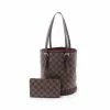 Pre-loved Malle Black checkerboard grid Shoulder Bag Tote Bag PVC Genuine Leather Brown LOUIS VUITTON -Louis Vuitton Shop louis vuitton 7221 9759146 1
