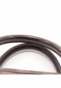 Pre-loved Duomo Black checkerboard grid Handbag PVC Genuine Leather Brown LOUIS VUITTON -Louis Vuitton Shop louis vuitton 7229 4859146 6