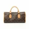 Pre-loved Popincourt Haut Classic Monogram Handbag PVC Genuine Leather Brown LOUIS VUITTON