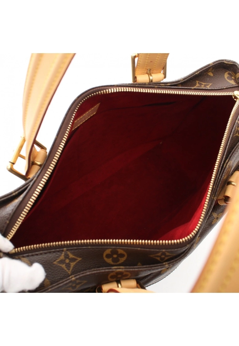 Pre-loved Multiple cite Classic Monogram Handbag PVC Genuine Leather Brown LOUIS VUITTON 5 Pre-loved Multiple cite Classic Monogram Handbag PVC Genuine Leather Brown LOUIS VUITTON - Image 3