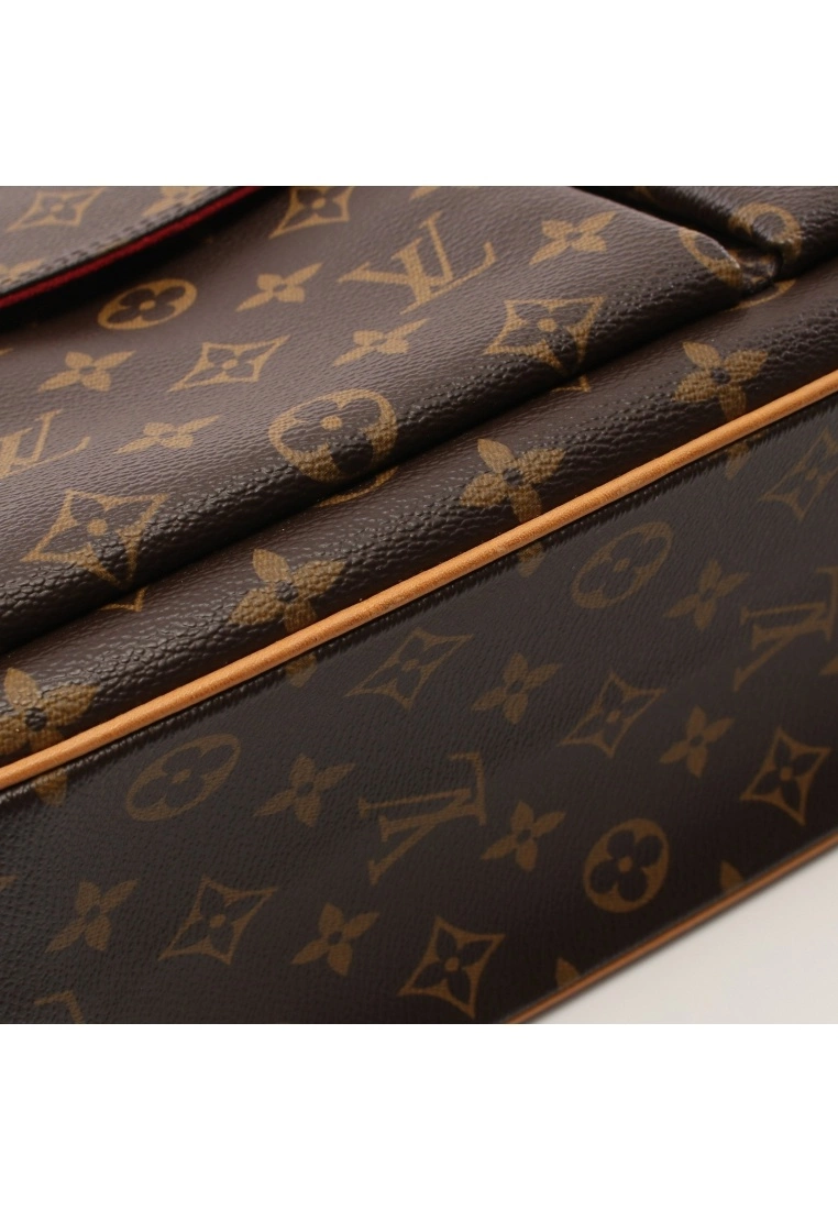 Pre-loved Multiple cite Classic Monogram Handbag PVC Genuine Leather Brown LOUIS VUITTON 10 Pre-loved Multiple cite Classic Monogram Handbag PVC Genuine Leather Brown LOUIS VUITTON - Image 8