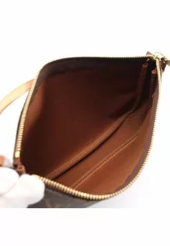 Pre-loved Pochette Accessoires Classic Monogram Handbag PVC Genuine Leather Brown LOUIS VUITTON -Louis Vuitton Shop louis vuitton 7235 8269146 3