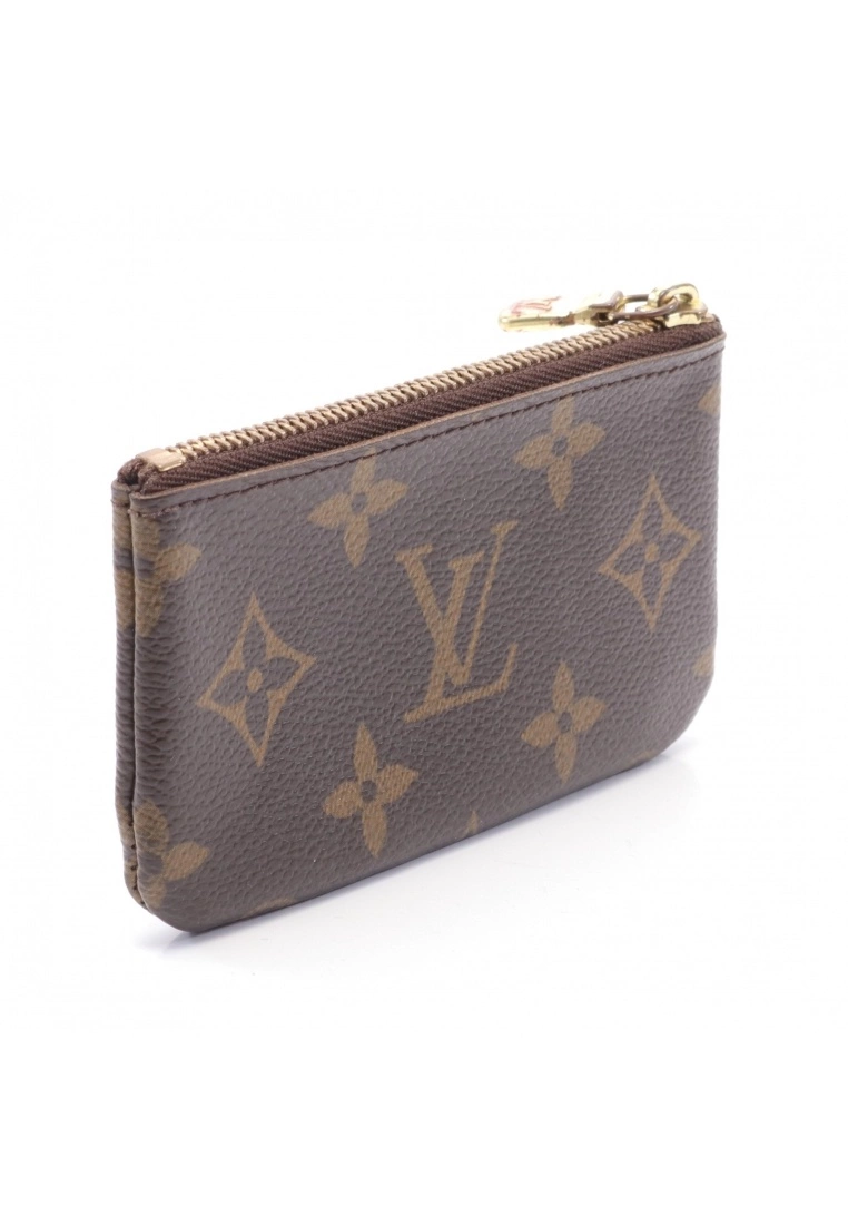 Pre-loved Pochette Cle Classic Monogram Coin Pouch PVC Brown LOUIS VUITTON 4 Pre-loved Pochette Cle Classic Monogram Coin Pouch PVC Brown LOUIS VUITTON - Image 2