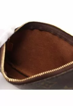 Pre-loved Classic Monogram Small Pocket PVC Genuine Leather Brown Bucket PM use With Extra Bag Strap LOUIS VUITTON -Louis Vuitton Shop louis vuitton 7258 7569146 8