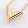 Pre-loved EssentialV Necklace Gold Plated Gold LOUIS VUITTON