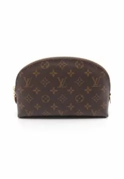 Pre-loved Pochette Cosmetic Pouch GM Classic Monogram PVC Genuine Leather Brown LOUIS VUITTON
