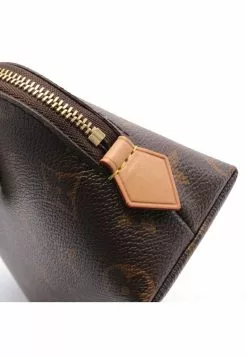 Pre-loved Pochette Cosmetic Pouch Classic Monogram PVC Genuine Leather Brown LOUIS VUITTON -Louis Vuitton Shop louis vuitton 7325 0162146 3