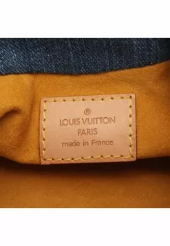 Pre-loved Pleaty Classic Monogram Handbag Denim Genuine Leather Blue LOUIS VUITTON -Louis Vuitton Shop louis vuitton 7326 6952146 4