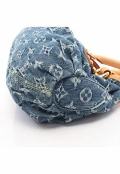 Pre-loved Pleaty Classic Monogram Handbag Denim Genuine Leather Blue LOUIS VUITTON -Louis Vuitton Shop louis vuitton 7326 6952146 5