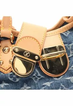 Pre-loved Pleaty Classic Monogram Handbag Denim Genuine Leather Blue LOUIS VUITTON -Louis Vuitton Shop louis vuitton 7326 6952146 6