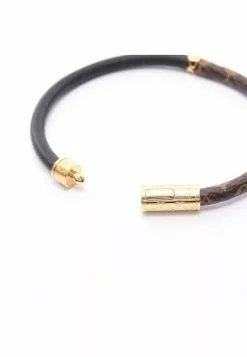 Pre-loved Daily Confidential Classic Monogram Bracelet PVC Genuine Leather Brown Black Gold LOUIS VUITTON -Louis Vuitton Shop louis vuitton 7330 1272146 6