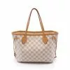 Pre-loved Neverfull PM white checkered Handbag Tote Bag PVC Genuine Leather white LOUIS VUITTON -Louis Vuitton Shop louis vuitton 7331 1062146 1