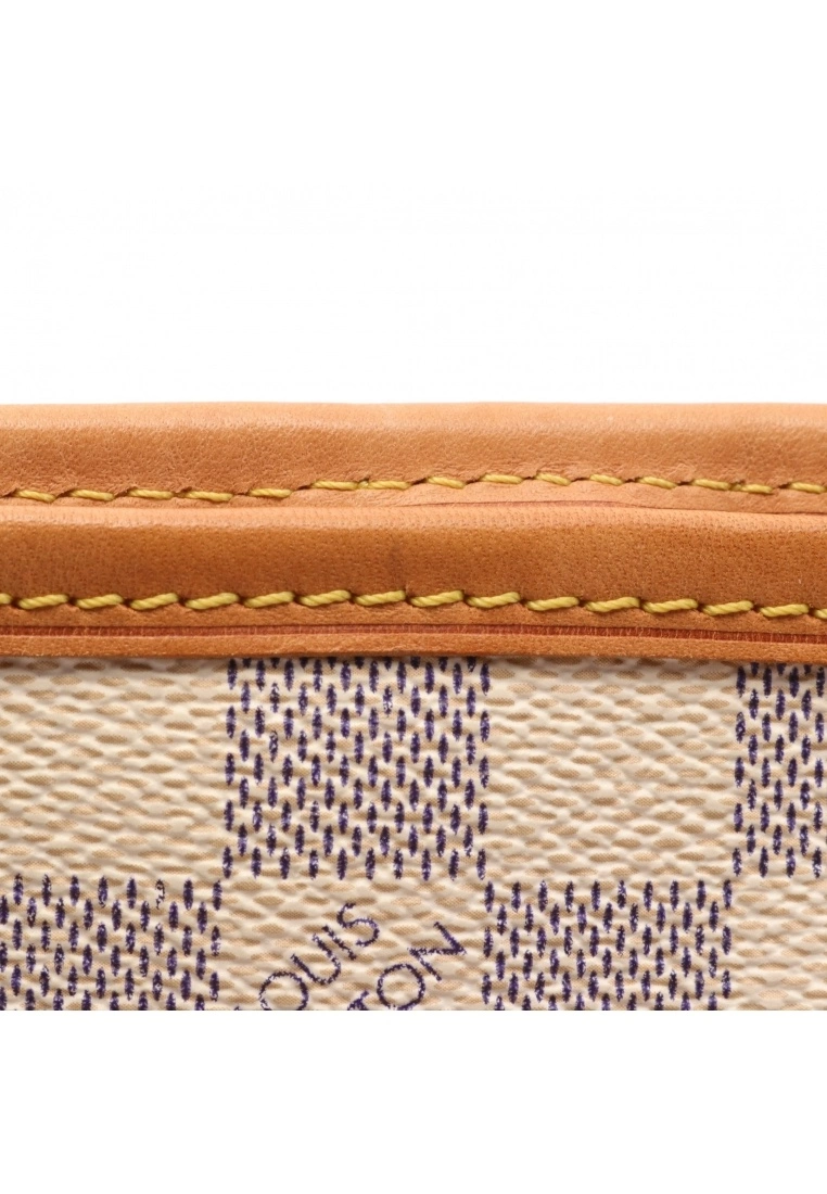 Pre-loved Neverfull PM white checkered Handbag Tote Bag PVC Genuine Leather white LOUIS VUITTON 4 Pre-loved Neverfull PM white checkered Handbag Tote Bag PVC Genuine Leather white LOUIS VUITTON - Image 2