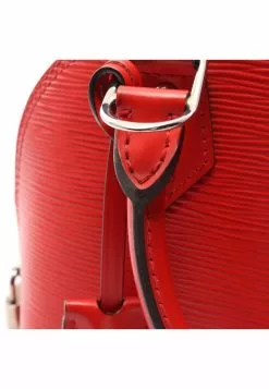 Pre-loved AlmaBB Waved Pattern Beauty of Yu Genuine Leather Handbag Red 2 Way Style LOUIS VUITTON -Louis Vuitton Shop louis vuitton 7334 6062146 7