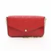 Pre-loved Pochette Felicie Classic Monogram Chain Genuine Leather Red LOUIS VUITTON 2 Pre-loved Pochette Felicie Classic Monogram Chain Genuine Leather Red LOUIS VUITTON -Louis Vuitton Shop louis vuitton 7335 3262146 1