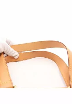 Pre-loved Hampstead PM white checkered Handbag Tote Bag PVC Genuine Leather white LOUIS VUITTON -Louis Vuitton Shop louis vuitton 7336 2262146 3