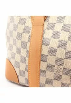 Pre-loved Hampstead PM white checkered Handbag Tote Bag PVC Genuine Leather white LOUIS VUITTON -Louis Vuitton Shop louis vuitton 7336 2262146 7