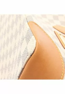 Pre-loved Hampstead PM white checkered Handbag Tote Bag PVC Genuine Leather white LOUIS VUITTON -Louis Vuitton Shop louis vuitton 7337 2262146 8