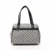 Pre-loved Josephine PM Classic Monogram Mini Blue Canvas Handbag Genuine Leather light grey Navy LOUIS VUITTON -Louis Vuitton Shop louis vuitton 7337 2362146 1