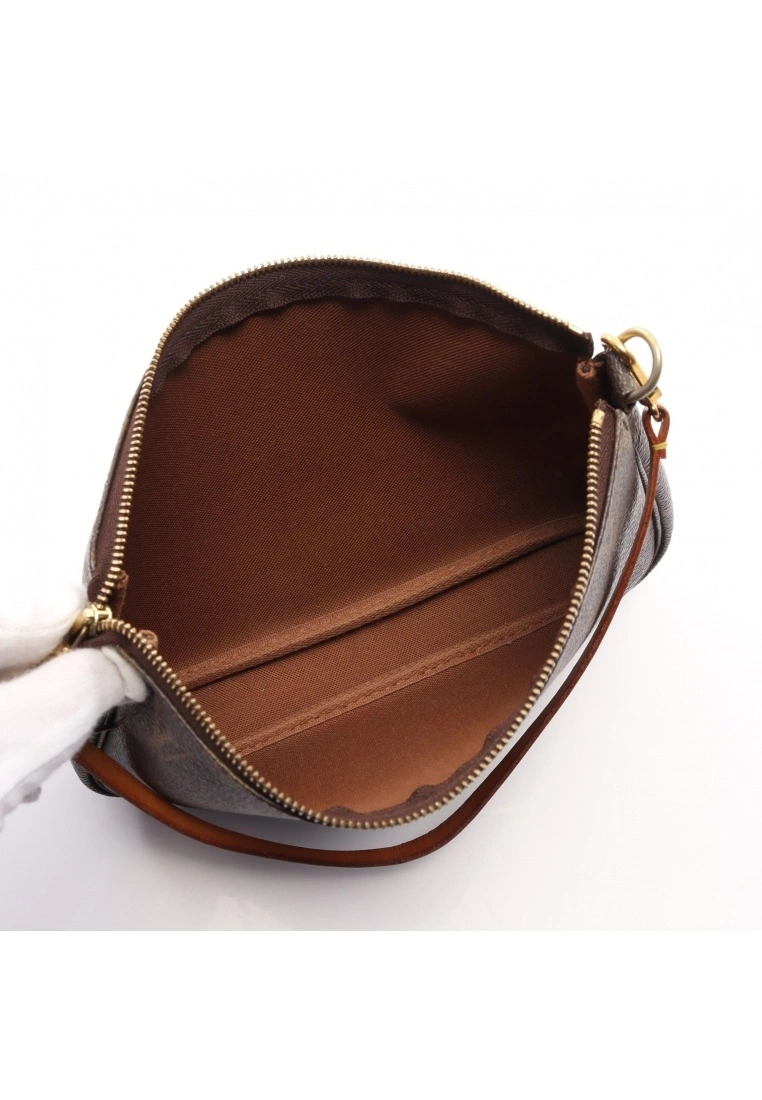 Pre-loved Pochette Accessoires Classic Monogram Handbag PVC Genuine Leather Brown LOUIS VUITTON 10 Pre-loved Pochette Accessoires Classic Monogram Handbag PVC Genuine Leather Brown LOUIS VUITTON - Image 8