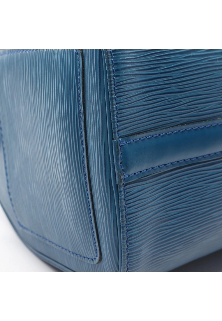 Pre-loved Speedy25 Waved Pattern toledo blue Genuine Leather Handbag Blue LOUIS VUITTON 4 Pre-loved Speedy25 Waved Pattern toledo blue Genuine Leather Handbag Blue LOUIS VUITTON - Image 2